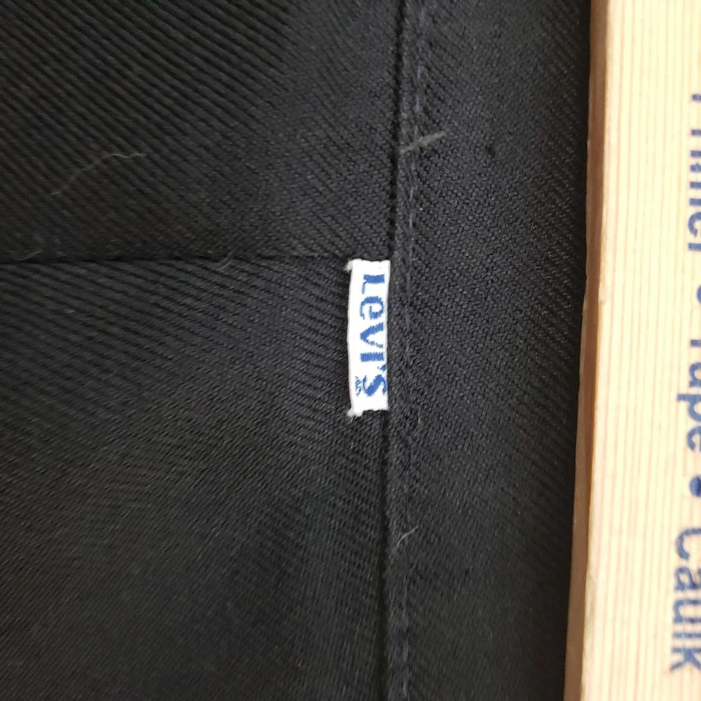 Levis Pants Womens Medium Black Wide Leg Dress‎ Trousers Career Office Slacks